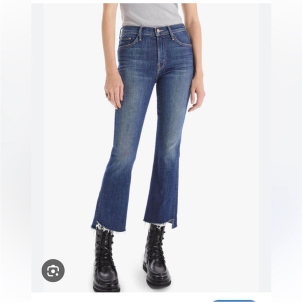 Mother The Insider Crop Step Fray Jeans Girl Crush